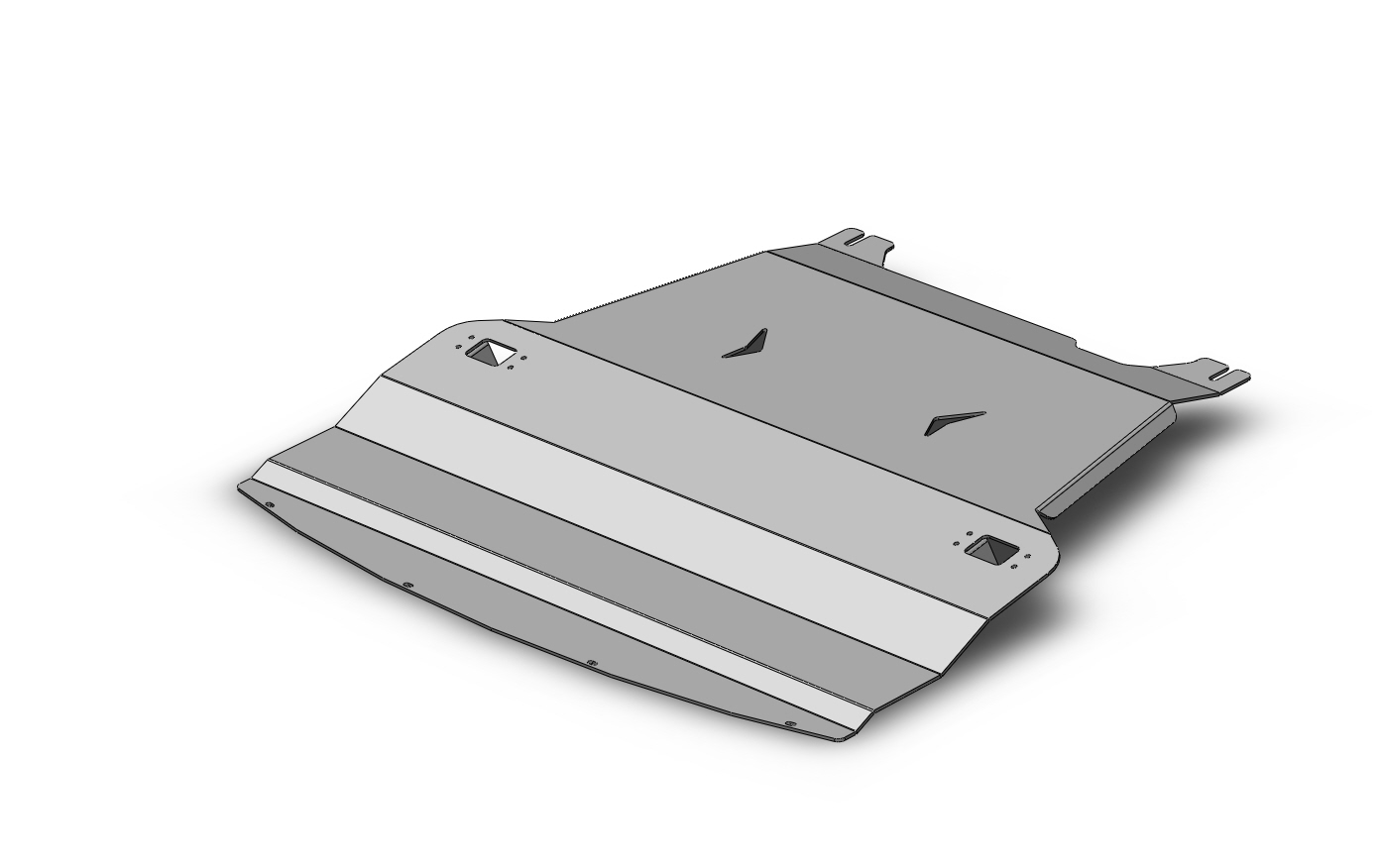 Алюминиевая защита картера и КПП АВС-Дизайн для EXEED TXL